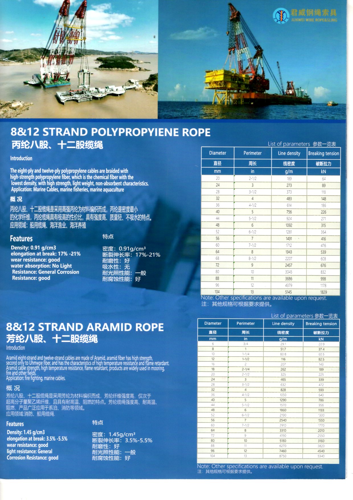 polypropyiene rope