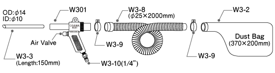 osawa wonder gun w301-B